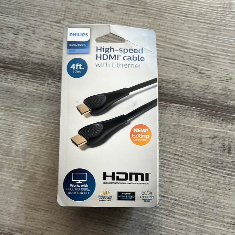 Philips NWT Audio/Video High Speed HDMI cable with Ethernet